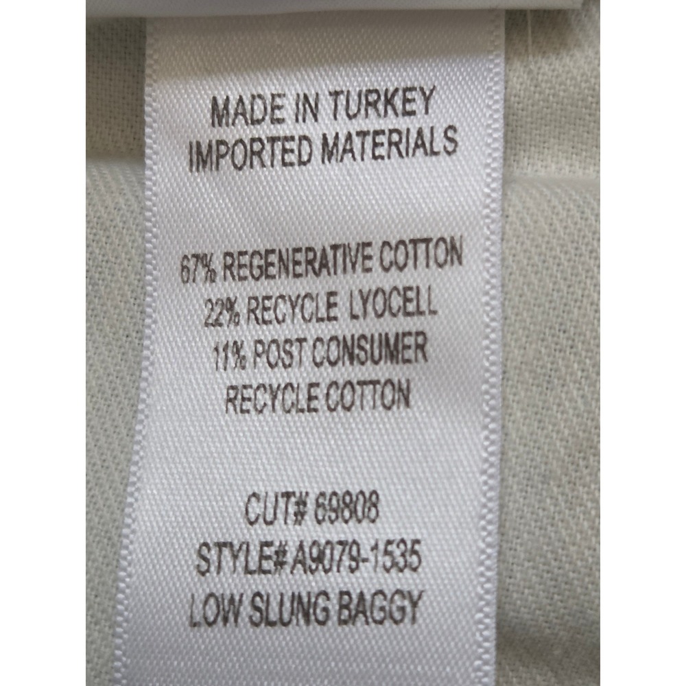 AGOLDE Low Slung Baggy Jeans Wide Leg Women 28 Liber Blue NWT $228 A9079-1535 - Picture 8 of 9